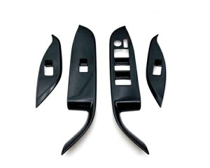 パワー ウインドウ スイッチ フレーム カバー インテリア アクセサリー 適用: 2022 2023 トヨタ ノア ヴォクシー 90シリーズ ブラック・マットシルバー SR-AA-0042 Interior parts for cars