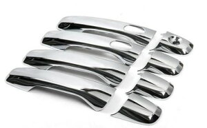 �K�p: �t�H�[�h/FORD �G�N�X�v���[���[ �X�|�[�c 2016 2017 ABS �N���[�� �h�A �n���h�� �J�o�[ �g���� �X�}�[�g �z�[�� 8�s�[�X �u���b�N�E�V���o�[ SR-AA-0120 Exterior parts cars