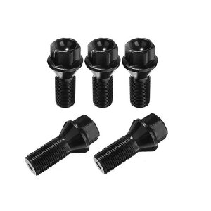 5�s�[�X M14 X 1.25 �u���b�N �z�C�[�� ���b�L���O ���O �{���g �i�b�g �X�`�[�� 36136781151 �K�p: BMW F30 F35 F10 F25 X3 E70 X5 E71 E72 F16 X6 F26 X4 M4 M3 5�s�[�X SR-CC-2479 Car parts