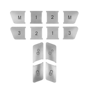 �h�A ���b�N �A�����b�N �{�^�� �V�[�g �������[ �X�C�b�` �g���� �J�o�[ �K�p: �x���c A B C E GLA CLA GLK GLE CLS ML GL W204 W212 W246 W166 �u���b�N�E�V���o�[ SR-CC-4454 Interior parts for cars