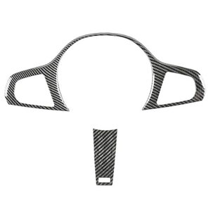 �g���� �X�e�b�J�[ �K�p: �X�e�A�����O �z�C�[�� �{�^�� �J�o�[ �K�p: BMW X3 G01 2018-2024 �C���e���A �A�N�Z�T���[ �J�[�{���� SR-CC-9229 Interior parts for cars