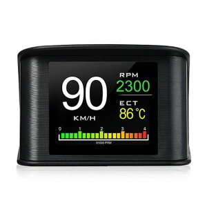 P10 HUD �w�b�h �A�b�v �f�B�X�v���C OBD �X�}�[�g �f�W�^�� ���[�^�[ �K�p: �X�s�[�h���[�^�[ ���x ��]�� ���s���� �J�X�^�� �X�s�[�h���� �A���[�� �u���b�N SR-CC-9613 Car parts