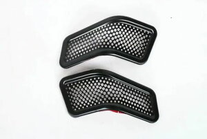 適用: トヨタ ランドクルーザー 250 プラド LC250 2024 2025 ステンレス スチール サイド エアコン 防塵 ホーン カバー トリム アクセサリー ブラック・シルバー SR-AA-4024 Interior parts for cars