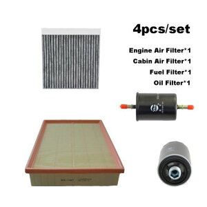 4�s�[�X �t�B���^�[ �Z�b�g �K�p: ����D�� �^���N 300 2.0T 2020-2024 �G���W�� �L���r�� A/C �G�A �t���[�G�� �K�X �I�C�� �t�B���^�[ �p�[�c 1109103XKM01A 4�s�[�X �Z�b�g SR-AA-5876 Air conditioner filter