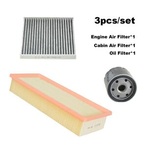 3ピース フィルター セット 適用: トランプチ 広州汽車 GS8 1.8T 2020 2021 キャビン AC エア オイル フィルター エンジン オート パーツ 2010005DRS0000 3ピース セット SR-AA-6173 Air conditioner filter