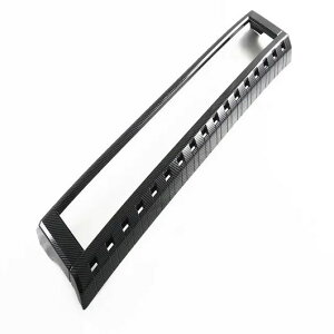 適用: トヨタ ランドクルーザー 250 プラド LC250 2024 2025 ABS カーボンファイバー フロント アッパー ミドル グリル メッシュ カバー ABS クローム〜ABS ピアノ ブラック SR-AA-0447 Exterior parts for cars