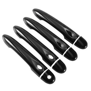 エクステリア ドア ハンドル カバー トリム 適用: メルセデス ベンツ スマート 453 フォーフォー 2016-2021 エクステリア ハンドル 光沢ブラック SR-AA-9495 Exterior parts for cars