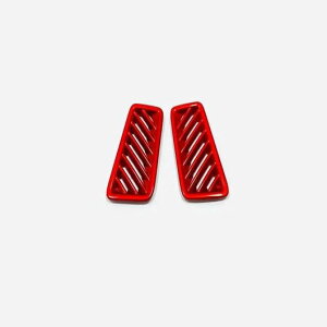 適用: トヨタ RAV4 2019 2020-2023 2024 ABS レッド インテリア アクセサリー コンソール ギア シフト パネル AC ウインドウ スイッチ カバー トリム アッパー AC カバー SR-AA-0613 Interior parts for cars