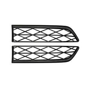 適用: マツダ CX90 CX-90 2024 2025 ABS ブラック フロント バンパー ロワー ミドル メッシュ グリル グリル 装飾 カバー トリム ステッカー SR-AA-0619 Exterior parts for cars