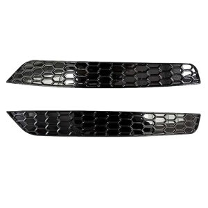 1ペア リア バンパー ハニカム リフレクター カバー トリム スタイリング 適用: VW ゴルフ 6 GTI リア バー テール フォグライト ストリップ ステッカー 光沢 SR-BB-0013 Exterior parts for cars