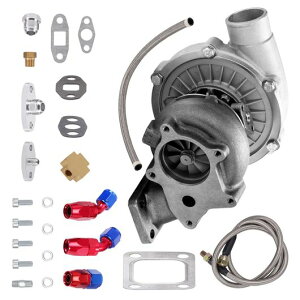 T3/T4 �A�b�v�O���[�h �r���b�g �^�[�{ �`���[�W���[ .63 A/R T04E 400 + HP W/�I�C�� ���^�[�� �t�B�[�h ���C�� SR-BB-2860 Car parts