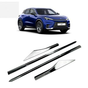 適用: レクサス LBX 2024 2025 クローム サイド ドア ボディ モールディング ライン カバー プロテクター トリム リア トランク メンバー プロテクター トリム サイド ドア ボディ カバー SR-AA-0721