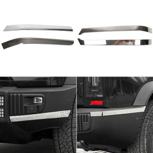 適用: ジェットア トラベラー T2 2023 2024 2025 ステンレス スチール フロント & リア バンパー カバー トリム モールディング ストリップ 2ピース フロント リア SR-BB-5742 Exterior parts for cars
