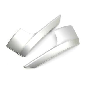 適用: フォルクスワーゲン/VOLKSWAGEN T-ROC 2017-2023 マット エクステリア フロント バンパー コーナー ストリップ インテリア オーバーレイ トリム ABS 2ピース SR-BB-6221 Exterior parts for cars