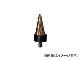 トラスコ中山/TRUSCO ステップドリル 2枚刃チタンコーティング 6～24mm 段数10 NMS24G(1384511) JAN：4989999557213 Step drill blade titanium coating number