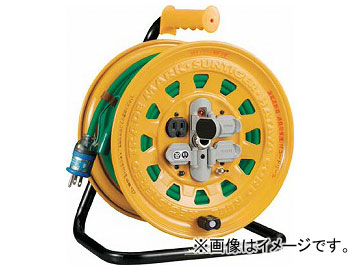 トラスコ中山/TRUSCO プロソフトケーブルコードリール 30m 漏電防止付き BG301KXT(2289270) JAN：4989999232035 Professional cable cord reel with electric leakage preventionのサムネイル