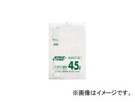 日本サニパック/SANIPAK エコノプラス薄手タイプ半透明45L20枚 E40(3827551) JAN：4902393504409 Econoplus thin type translucent sheets