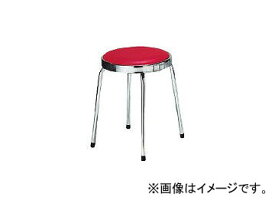 ノーリツイス/NORITSUISU 回転スツール ビニールシート レッド T691C(5036496) JAN：4560120320274 Rotating stool vinyl sheet red