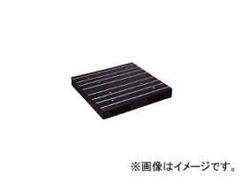 日本プラパレット プラスチックパレットZR-115122WE 両面二方差し 黒 ZR115122WEBK(4635183) Plastic Pallet Both sides two sided black
