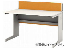 IRIS デスクパネル・コンセント付デスク幅1200mm オレンジ CPD-1270-W-OG(7594135) Desk panel with outlet width orange