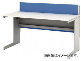 IRIS デスクパネル・コンセント付デスク幅1400mm ブルー CPD-1470-W-BL(7594143) Desk panel with outlet width Blue