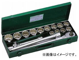 TONE ソケットレンチセット吋目 200(8109231) 入数：1セット(17pcs) Socket wrench set inch