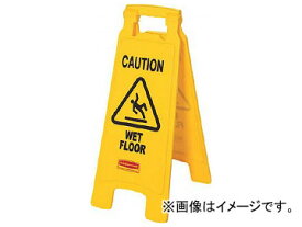 ラバーメイド フロアセーフティサイン イエロー 61127704(8193917) Floor safety sine yellow