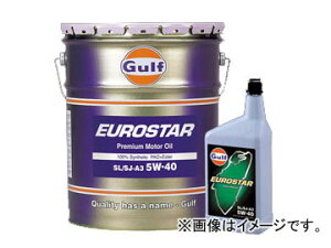 Kt/Gulf GWIC [X^[/EUROSTAR 5W-40 SL/SJ-A3 F1L×6 engine oil