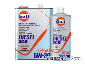 Kt/Gulf fB[[GWIC fB[[GR/DIESEL ECO DL-1 10W-30 F4L×6 engine oil