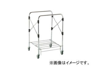 テラモト/TERAMOTO スタンディングカート(フレーム) 大 キャスター直径/100mm バンパーなし DS-226-061-0 JAN:4904771547206 Standing cart frame