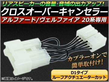 APクロスオーバーキャンセラーD1(ルーフアクチュエーターカット)APTN-001トヨタアルファード/ヴェルファイアANH20,ANH25,GGH20,GGH25,ATH202008年〜