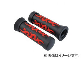 2輪 TNK工業 トライバルグリップ TG-BK/BKRED ブラック/レッド JAN：4984679806407 Tribal grip