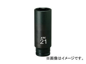 KTC 9.5sq.�C���p�N�g�����`�p�\�P�b�g�i�f�B�[�v�����j BP3L-19T Socket for impact wrench deep thin meat