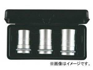 KTC 12.7sq.�C���p�N�g�����`�p�A���~�z�C�[�����σi�b�g�\�P�b�g�Z�b�g�m3�R�g�n ATBP403AL Aluminum wheels for impact wrench makeup socket set pumps
