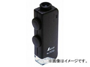 シンワ測定 ポケット型顕微鏡 H 60倍〜100倍 LEDライト付 75753 JAN:4960910757530 Pocket type microscope times with light