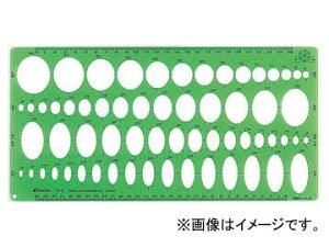 V ev[g[ȉ~E~ER[i[] TG-3 ȉ~K 66020 JANF4960910660205 Template elliptical circle corner ruler
