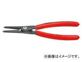 クニペックス/KNIPEX 軸用精密スナップリングプライヤー 直 品番：4911-A1 JAN：4003773050254 Axial precision snap ring pliers