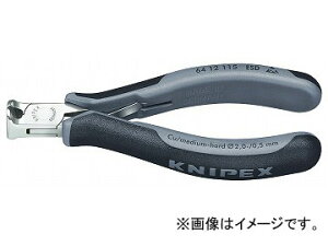 �N�j�y�b�N�X/KNIPEX �G���N�g���j�N�X�G���h�J�b�e�B���O�j�b�p�[ �i�ԁF6412-115ESD JAN�F4003773024323 Electronics end cutting nipper