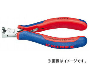 �N�j�y�b�N�X/KNIPEX �G���N�g���j�N�X�G���h�J�b�e�B���O�j�b�p�[ �i�ԁF6412-115 JAN�F4003773040743 Electronics end cutting nipper