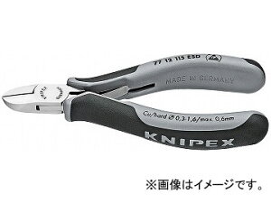 �N�j�y�b�N�X/KNIPEX �G���N�g���j�N�X�j�b�p�[ �i�ԁF7712-115ESD JAN�F4003773025108 Electronics nipper