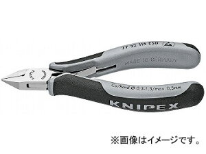 �N�j�y�b�N�X/KNIPEX �G���N�g���j�N�X�j�b�p�[ �i�ԁF7732-115ESD JAN�F4003773025122 Electronics nipper