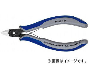 �N�j�y�b�N�X/KNIPEX �G���N�g���j�N�X�j�b�p�[ �i�ԁF7942-125 JAN�F4003773061380 Electronics nipper