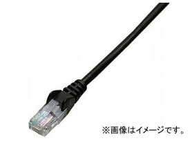 ジェフコム/JEFCOM ネットワークパッチケーブル 5m/ブラック LCAT5E-S05BK JAN：4937897514128 Network patch cable