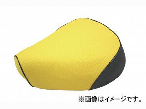 2輪 グロンドマン 国産シートカバー エンボスイエロー/黒パイピング (張替) 品番:GH79HC250P10 JAN:4562492996866 ホンダ エイプ50 Domestic seat cover