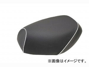 2輪 グロンドマン 国産シートカバー エンボス(黒)/白パイピング (張替) 品番:GH76HC80P20 JAN:4562493051755 ホンダ ベンリー CL50 Domestic seat cover