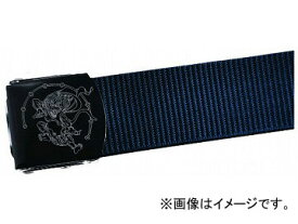 モトコマ ワンタッチベルト ブラックバックルタイプ 雷神 ネイビー KSH-13B JAN：4900028812196 One touch belt