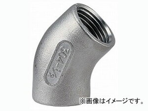 �J�N�_�C �X�e�����X45°�G���{ �i�ԁF647-011-40 JAN�F4972353648542 Stainless steel elbow