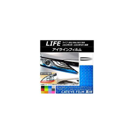アイラインフィルム ホンダ ライフ JB5/6/7/8 前期 2003年09月～2005年09月 キャットアイタイプ 選べる12カラー AP-YLCT066 入数：1セット(2枚) Eyeline film