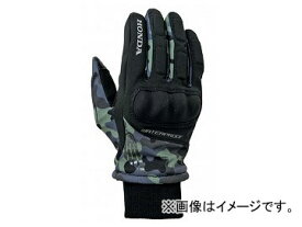 2輪 ホンダライディングギア プロテクトソフトシェルグローブ カモフラージュ 選べる6サイズ Protect Soft Shell Glove