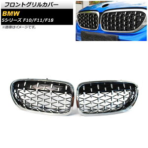 tgOJo[ BMW 5V[Y F10/F11/F18 2010N`2016N Vo[ ABS AP-FG276-SI F1Zbg(2) Front grill cover